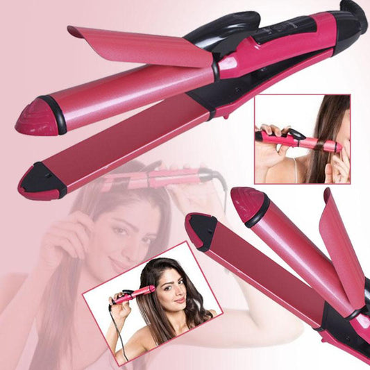 2 in 1 Hair Straightener and Curler