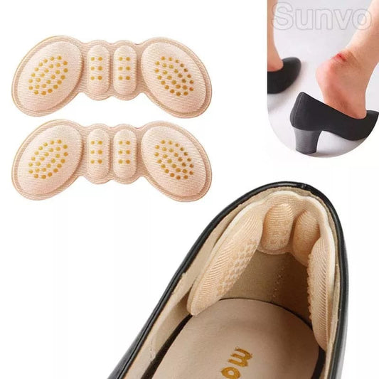 1 Pair Heel Insoles Patch Pain Relief Anti-wear Cushion Pads Feet Care Heel Protector Adhesive Back Sticker Shoes Insert Insole